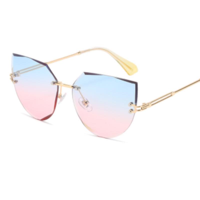 Cat Eye Women Sunglasses High Quality Black Transparent Female Sun Glasses