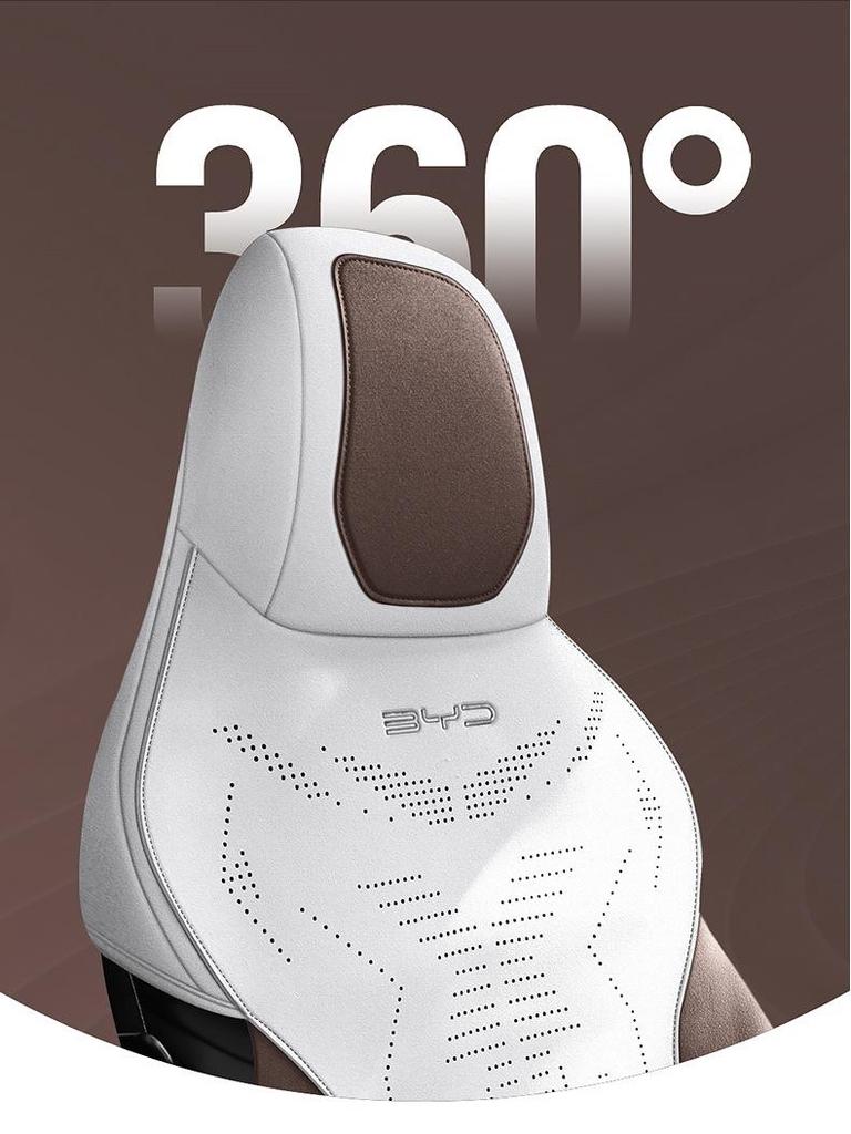 BYD Song Plus Suede Seat Cushion & Cover Set with Lumbar Support