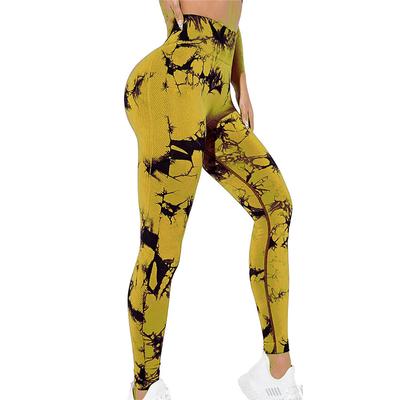 Womens Filiform Prints Stretch Yoga Leggings Fitness Running Gym Sports Active Pants