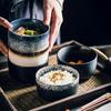 Creative Japanese Rice Bowl Simple Small Ceramic Soup Home Restaurant Seasoning Breakfast