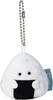 Ippinsha Gyutto Onigiri-san Nori Onigiri-san Mascot Plush Toy Mini with Chain, Gift 47031