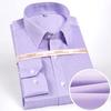 Men's Houndstooth Pattern Spread Collar Non-Iron Formal Shirts 100% Cotton - Long Sleeve Premium Quality Business Office Wear
