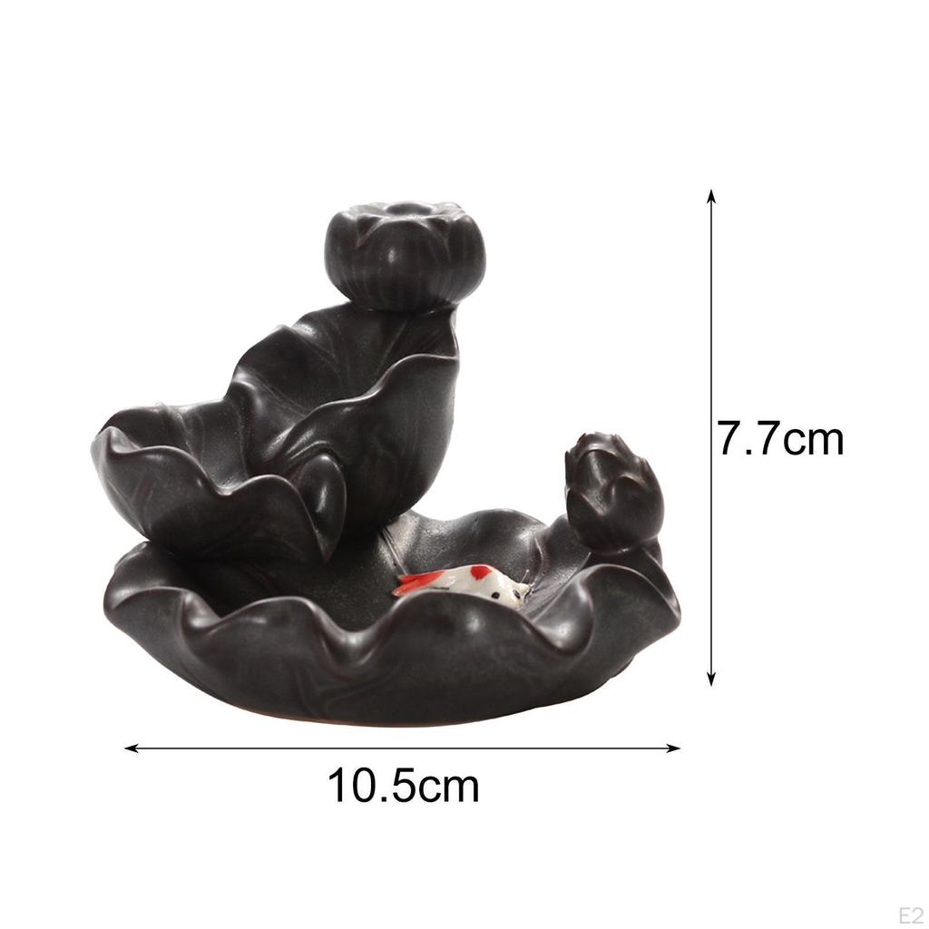 Incense Tower Aroma Stove Small Size Backflow Handicraft Censer Joss Stick Base for Aromatherapy