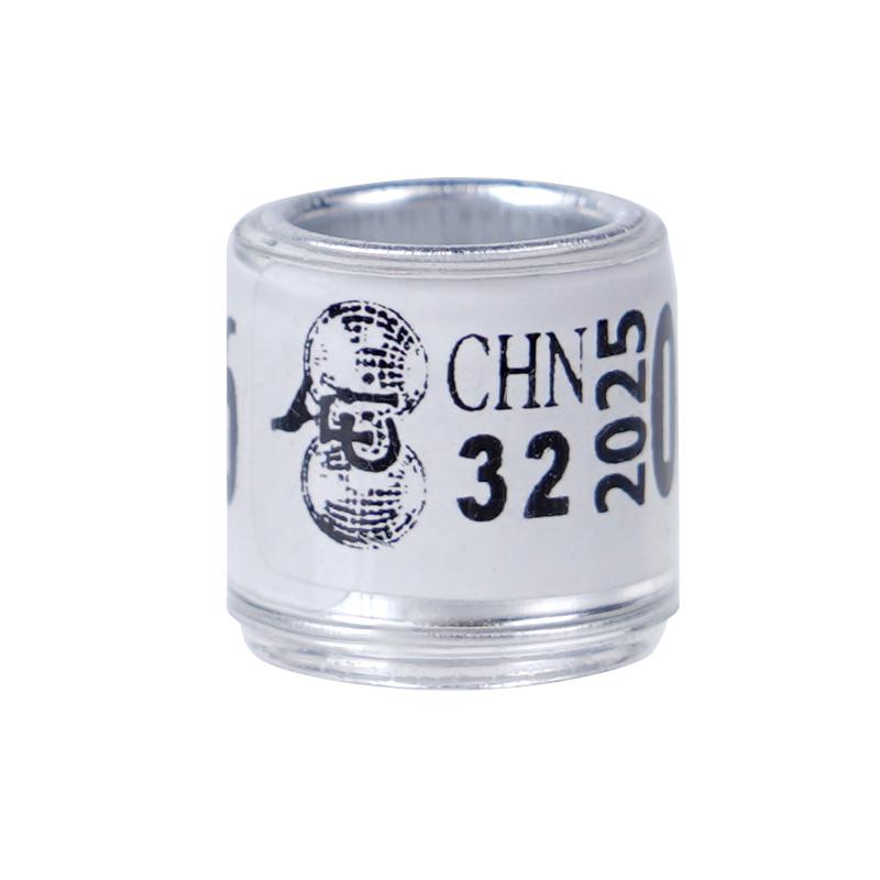 

50pcs Pigeon Leg Rings Parrot Foot Rings Bird Leg Rings Pet Animals Plastic Clip Ring Identification Tools With Number Letter