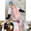 Casual Travel Nylon Backpack For College Students With Cushion Straps For School Use
