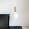 Nordic creative glass ball LED pendant light indoor kitchen pendant light luxury restaurant room decoration lighting fixture