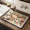 Changbaosen Retro Kitchen Countertop Drainage Mat