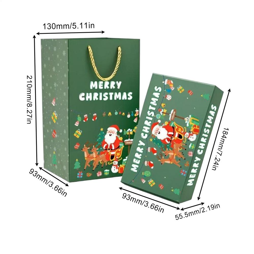 Christmas Money Box Bouncing Cash Box Creative Folding Case for Christmas Birthday Game Night Adults Travel Party Holiday