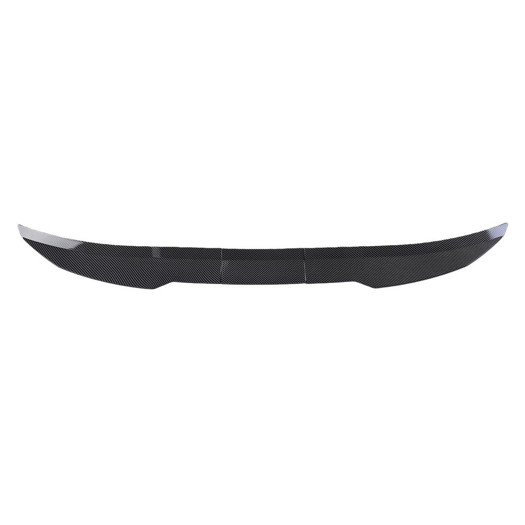 Car Rear Tail Trunk Spoiler 117 128cm Adjustable ABS Strong Adhesion Vehicle Trunk Lid Spoiler Wing Trim Carbon Fiber