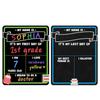 Small Chalkboard for Back to School Decoration, Blackboard Sign for and Home