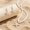 New Beach Bohemian Starfish Pendant Earrings Ocean Versatile Personality Necklace Women's Jewelry Set