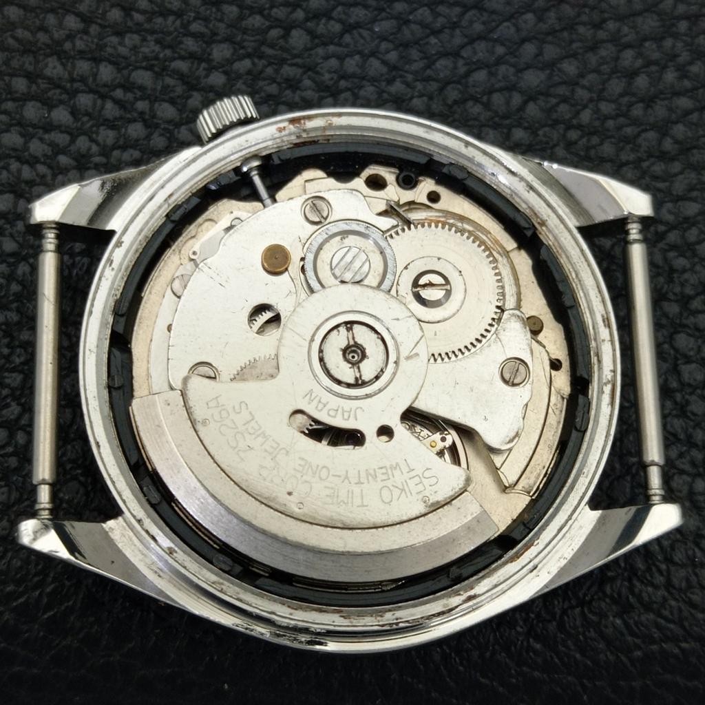 VINTAGE SEIKO 5 AUTOMATIC 7S26A JAPAN MENS PEACH COLOR DIAL WATCH a701659-5 R206c-a701659