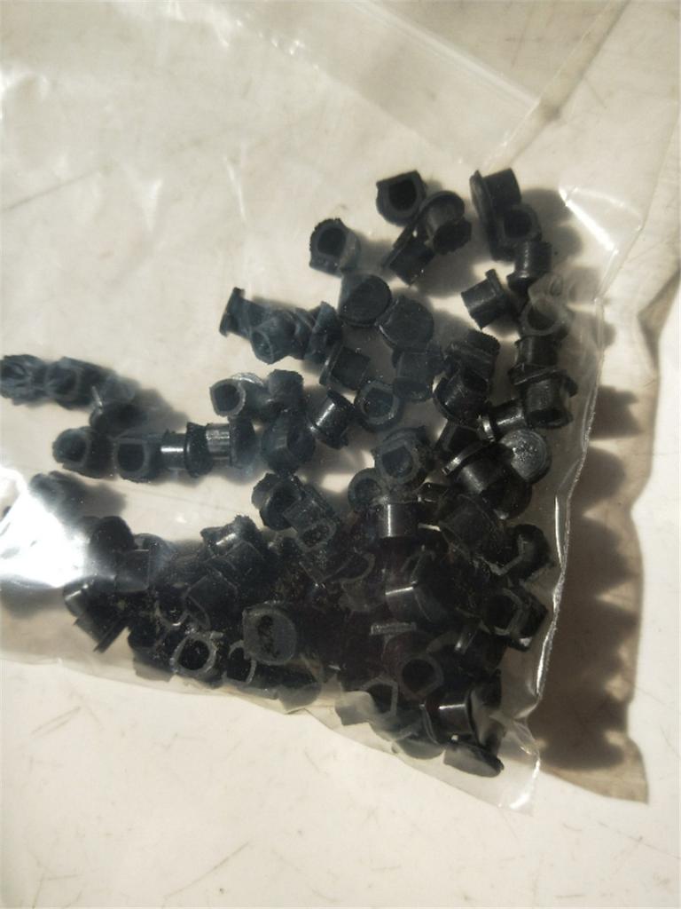 Small D-Rubber Seal Strip End Cap Plug