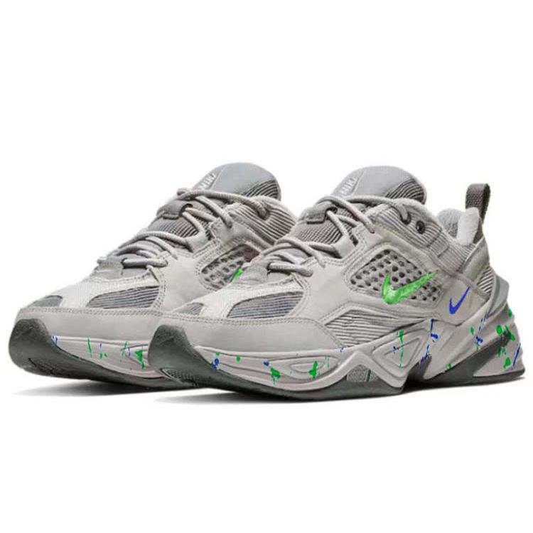 Nike M2K Tekno SP Leather Low Top Chunky Sneakers Unisex Smoke Gray BV0074-001(Team56-)