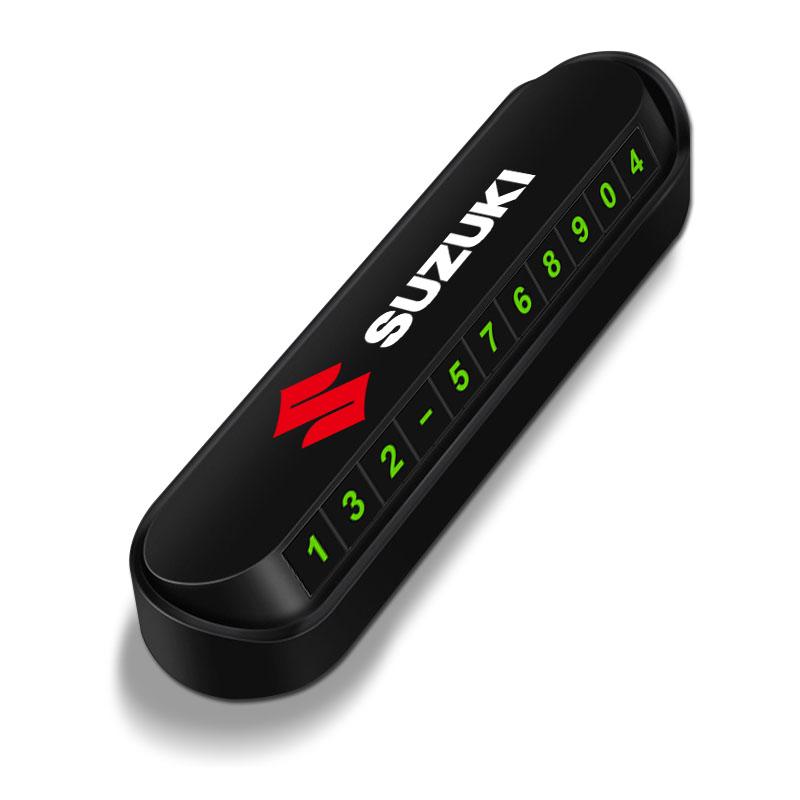 1 ks Nová karta pro dočasné parkování do auta, odznak, styling auta pro Suzuki Swift SX4 Samurai Sport Jimny Grand Vitara Alto GW250 Splash Swace