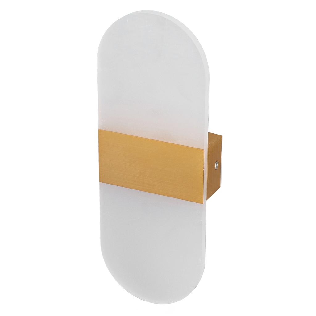 LED Wall Light Acrylic 360 degrees  Up Down 6W Warm Modern Wall Lamp for Hallway Bedroom Restaurant 90?265V