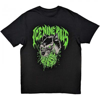 Ice Nine Kills Unisex Adult Wolf Cotton T-Shirt