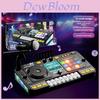 Childrens Dj Turntable Toy With Microphone For Interactive Play