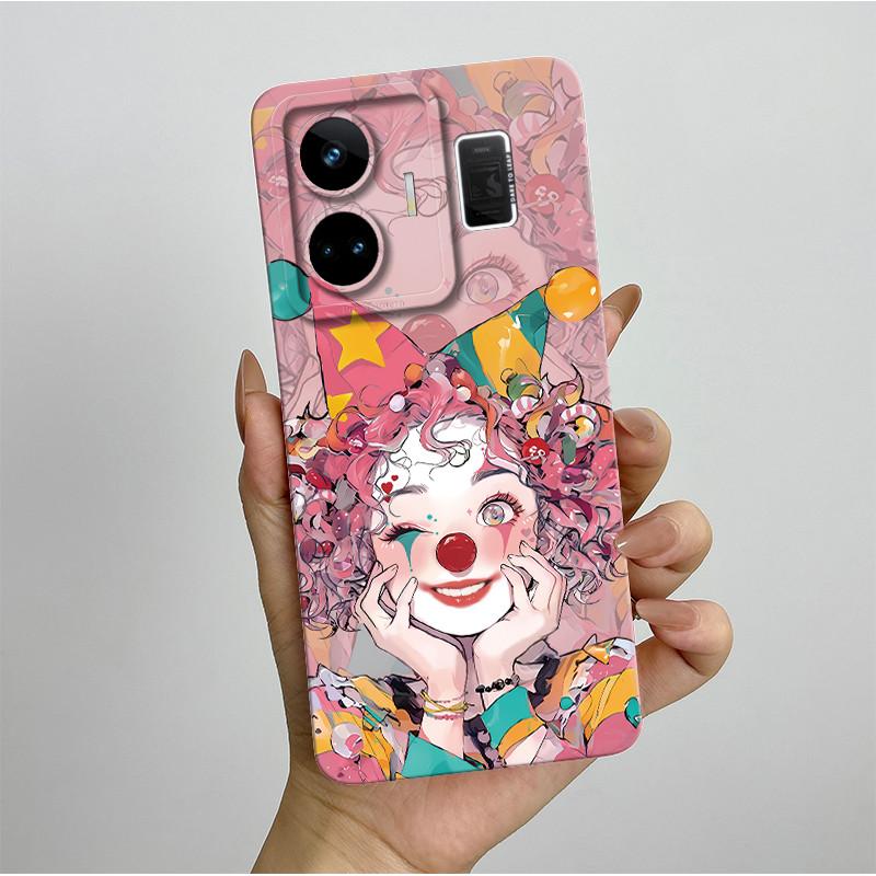 For Realme GT3 GT Neo 5 RMX3706 RMX3709 Case Aesthetic Pretty Butterfly Flowers Shockproof Silicone Soft Cover Protective Casing
