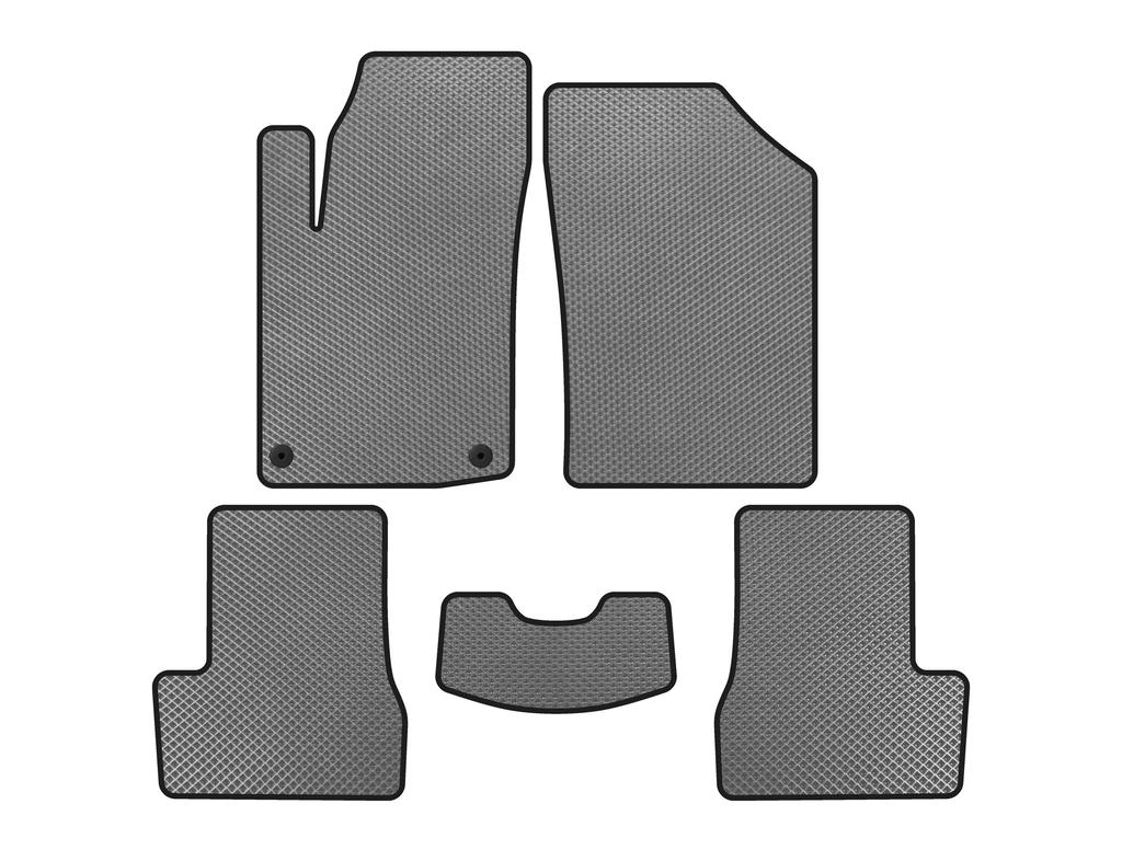 EVA Mats (HB, Gray) for Citroen C-3 2009-2016
