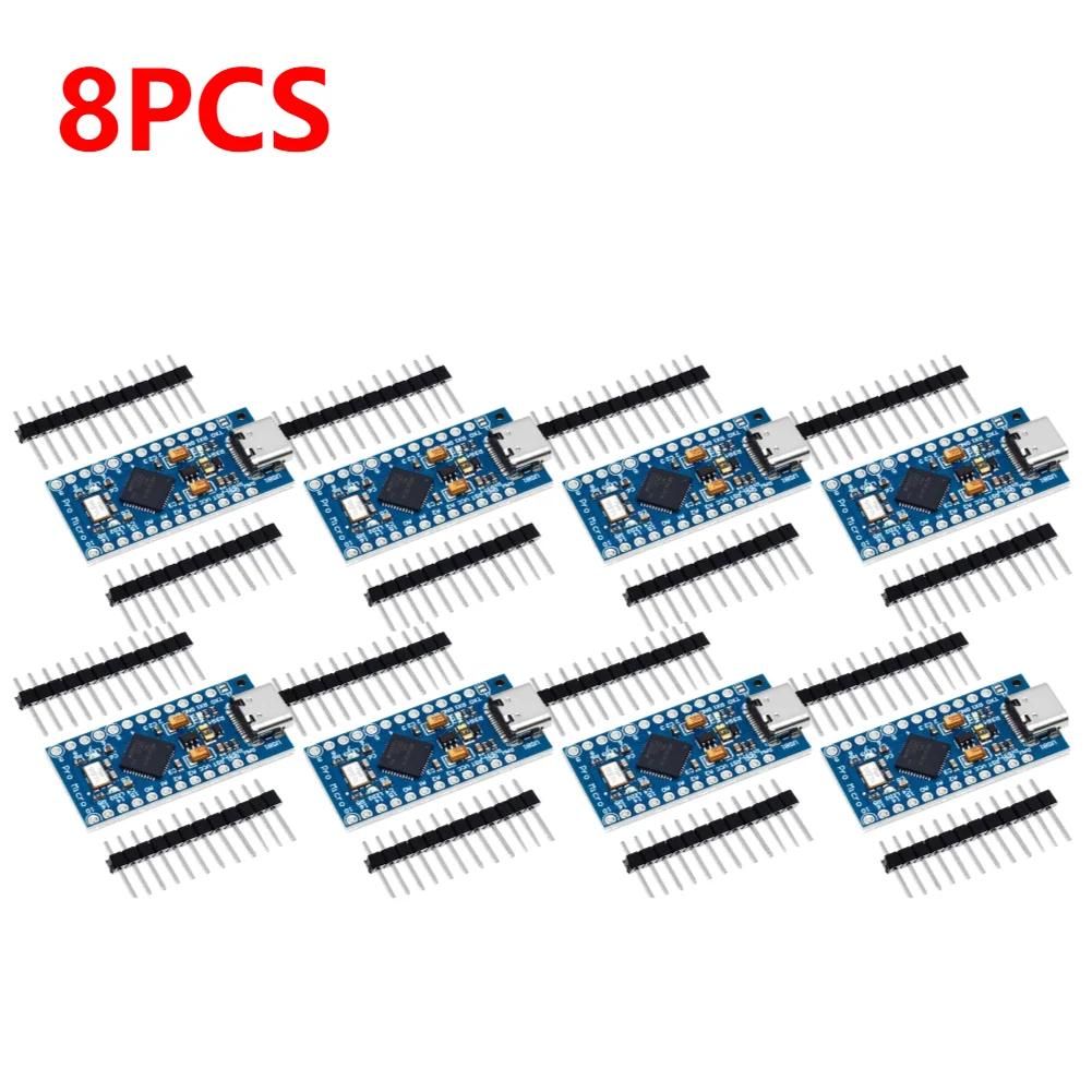 1-10x MICRO/TYPE-C USB Pro Micro for arduino ATmega32U4 5V/16MHz Module with 2 row pin header For Leonardo in stock best quality