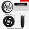 Universal Wheel Replacement for Luggage Suitcase: Leather Caster Rubber Roller Rim Repair Accessories