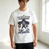 Vintage Raven Football Tee Cartoon Mascot Defense Print Unisexs Unisexs Casual Short Sleeve T Shirt Streetwear