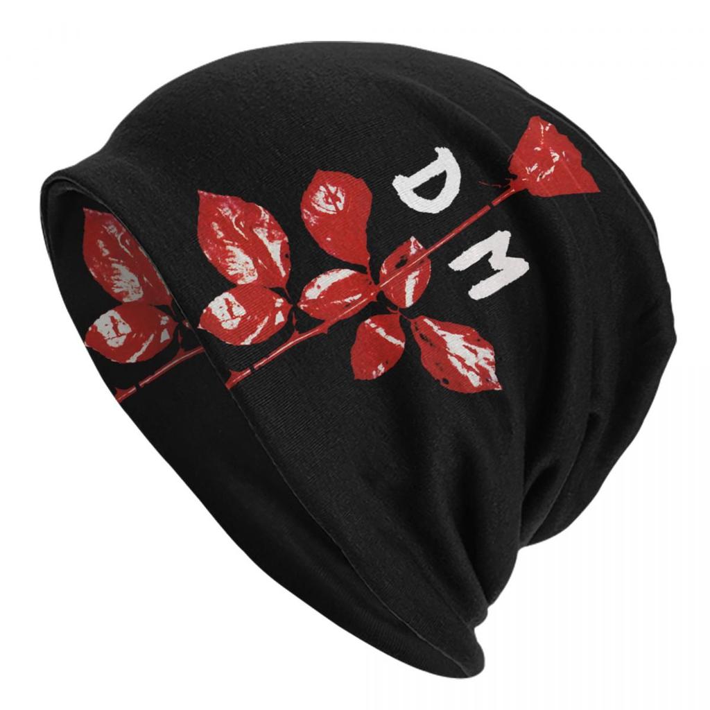Custom Depeche Cool Mode Electronic Rock Beanie Cap Unisex Winter Warm Bonnet Femme Knit Hats Outdoor Skullies Beanies Caps