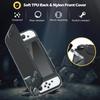 Procase Switch OLED 2021 Capa Flip com 2 Capas Finas de TPU Macio Capa Protetora à Prova de Choque Filmes Pretos, -