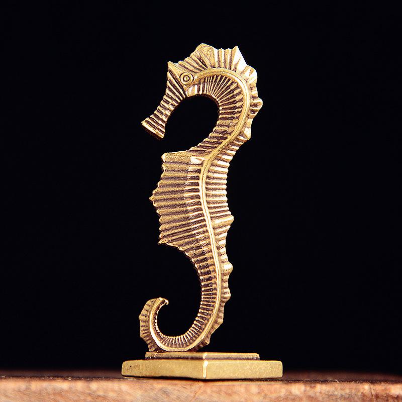 

Brass Desktop Tea Pet Ornament, Creative Craft Ornament One Size
