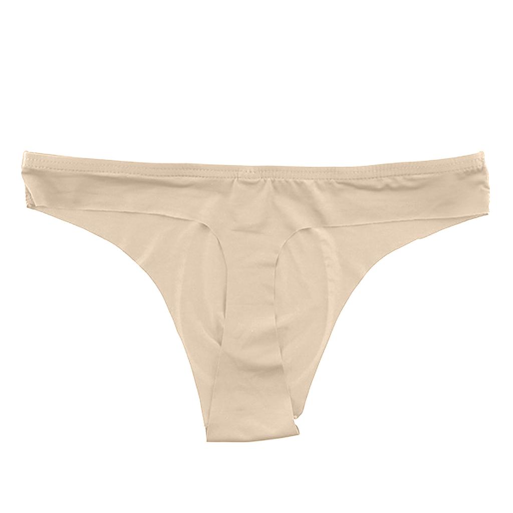 Lenjerie tanga pentru bărbați, fără sudură, cu talie joasă, sexy, cu uscare rapidă, din mătase de gheață