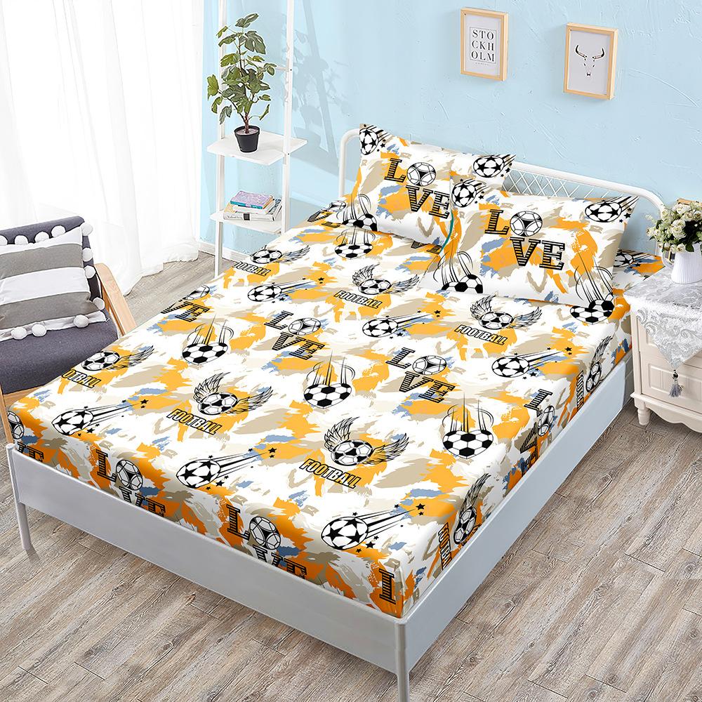 Three-Piece Mattress, Mattress Cover, Sports Basketball Football Mattress Protective Cover