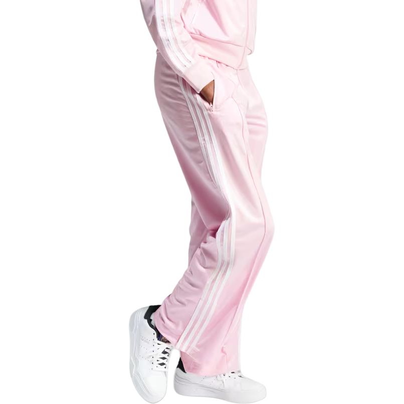 Adidas Adicolor Firebird Loose Track Pants With Elastic Waist And Pockets Women Bottoms Pink IP0637