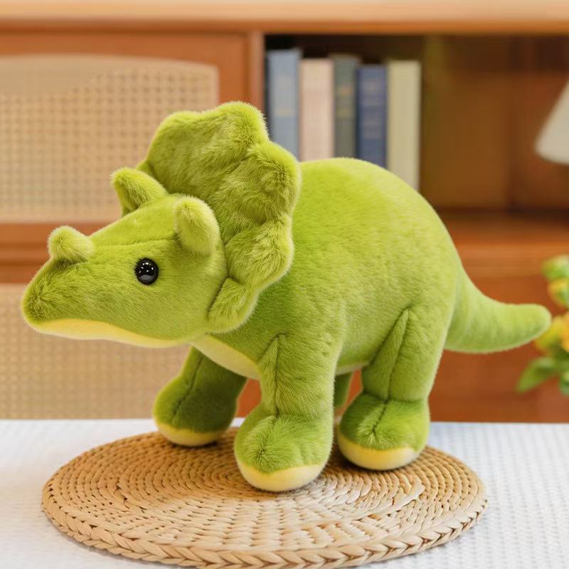 Die neueste grüne Dinosaurier-Serie Figurenkissen Kawaii Plüschtierpuppe, Cartoon, niedliches Geschenk, Puppe für Kindergeburtstagsgeschenke