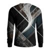 Herren Rundhals Langarm Rippstrick Pullover