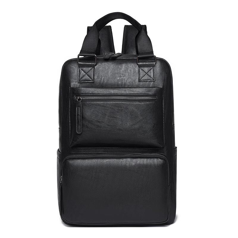Li Shen Men's PU Laptop Backpack