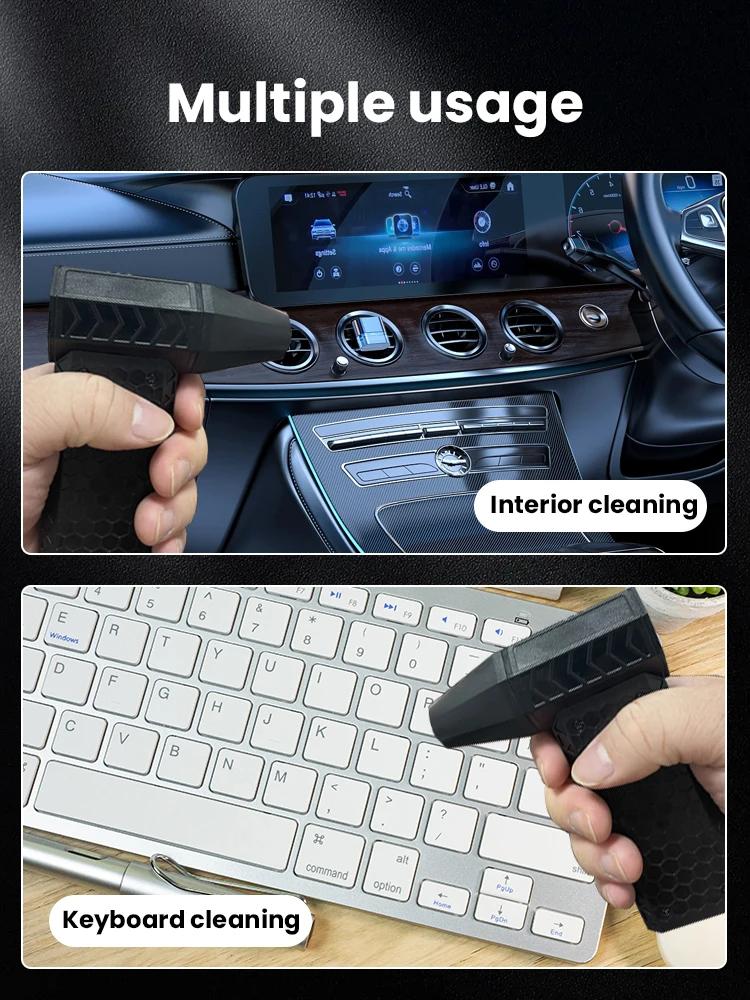 1PC Turbo Jet Violent Fan with Storage Bag 130000RPM Wind Speed 52m/s Portable Mini Air Blower Handheld Car Dust Blowing Tools