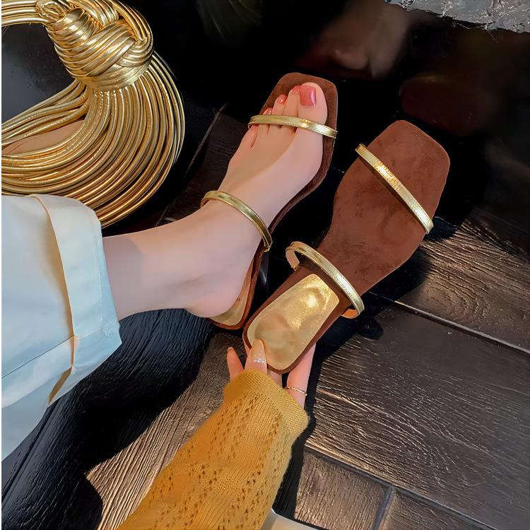 Alien heel cool slippers women 2025 new summer wear with sandals fairy style Alien heel high sense