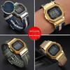 16mm Nylon Strap for Casio DW5600 GWM5610 GA110 GA2100 GA-700 Men's Outdoor Sports Watch Band Modified Metal Adapter Accessories