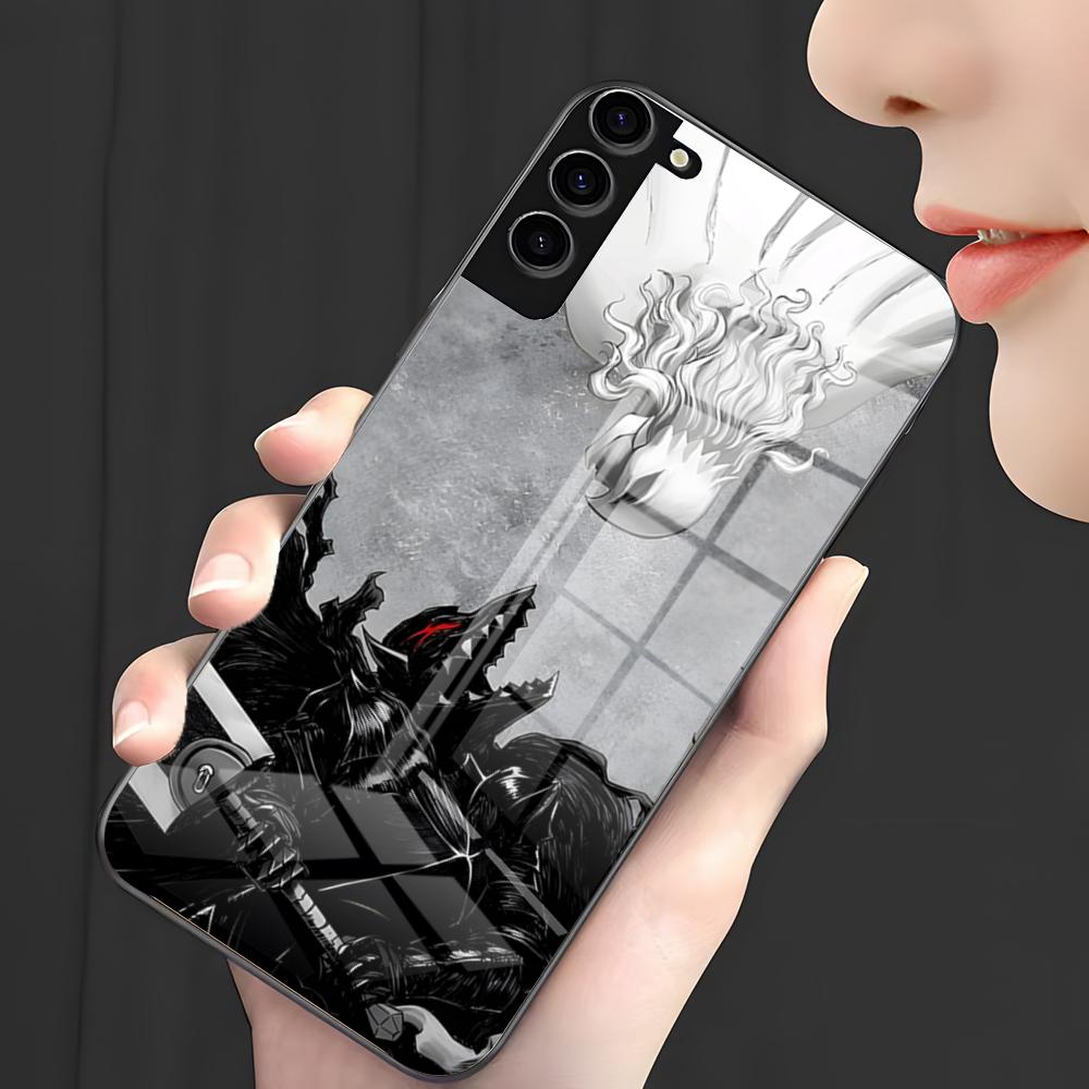 Berserk Comics Cool Phone Case For Samsung A25 A13 A33 5G A54 A36 A35 A56 A52 A14 Shockproof Glass Cover
