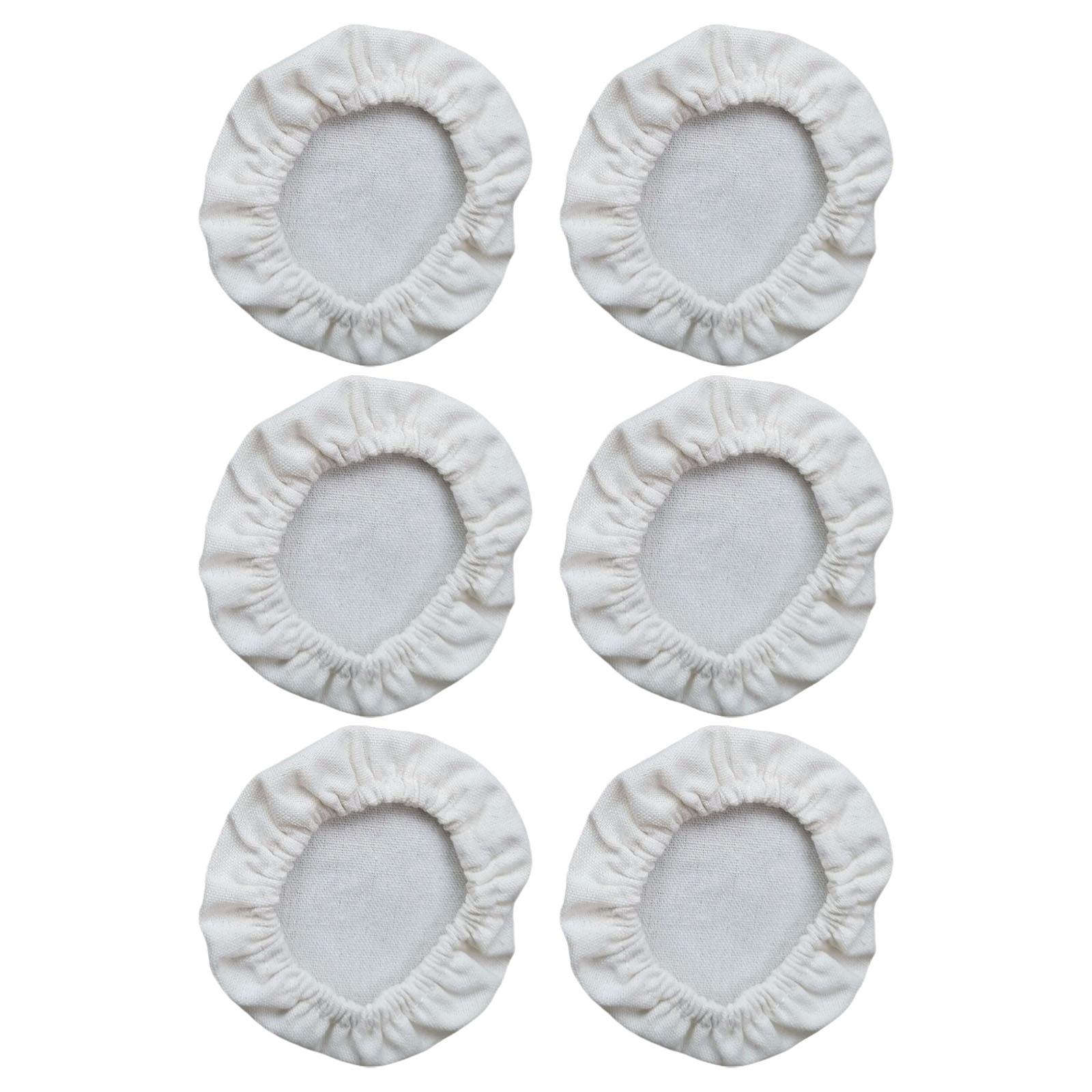 

Набор из 6 дышащих хлопковых чехлов для корзины для теста и банок для закваски Крышки для банок для закваски Ферментация Сыр Тканевая крышка 10