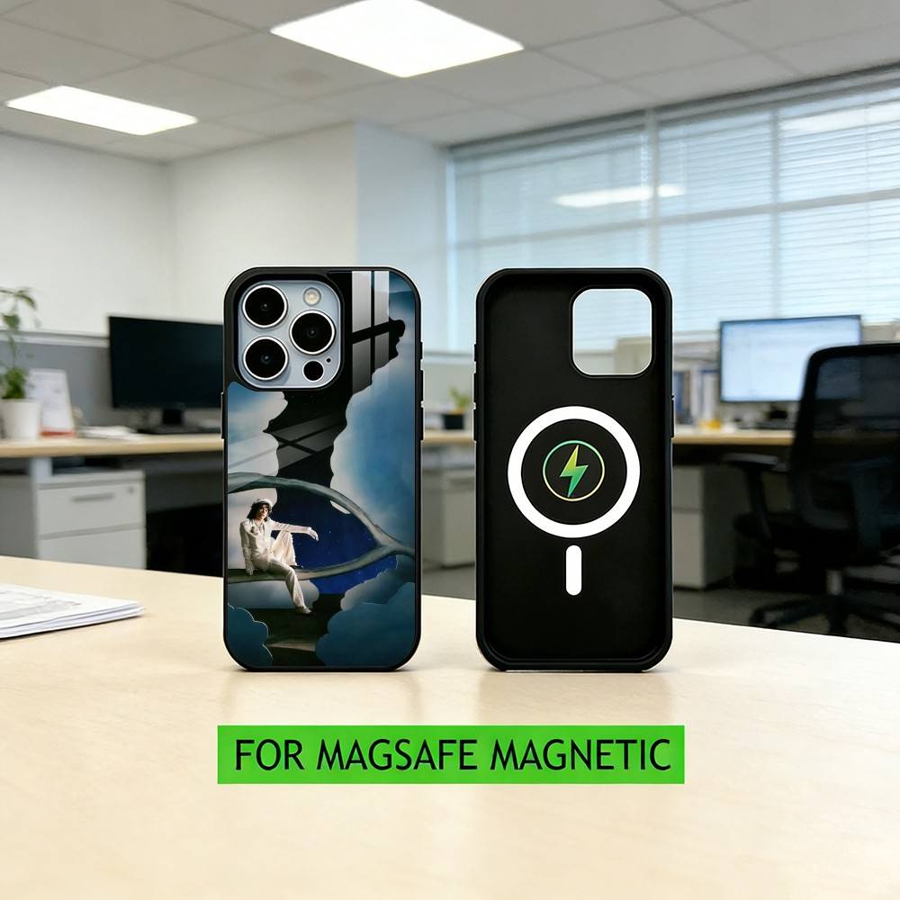 C-Conan G-Gray singer Phone Case For iPhone17,16,15,14,13,12,11 Plus,Pro Magnetic with Magsafe Wireless Charging