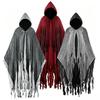 Halloween Ghost Dementors Cosplay Costume Unisex Gothic Horror Zombie Vampires Hooded Capes Day Of The Dead Party Props Cloaks