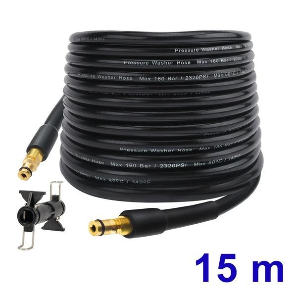 6~15 Meters High Pressure Washer Hose Pipe Cord Car Washer Water Cleaning Extension Hose Water Hose for Karcher Pressure Cleaner