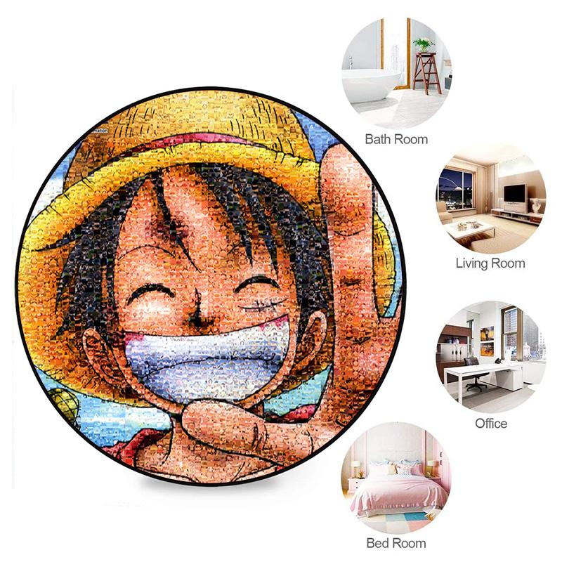 Cute Monkey D. Luffy from the Japanese manga ONE PIECE carpet is soft, home, bedroom, door mat decoration, and non slip carpet E5