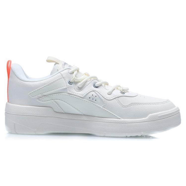 Li Ning Wave Superwave Lo Slip Resistant Abrasion Resistant Low Top Skateboard Shoes Women's White AGCQ228-1