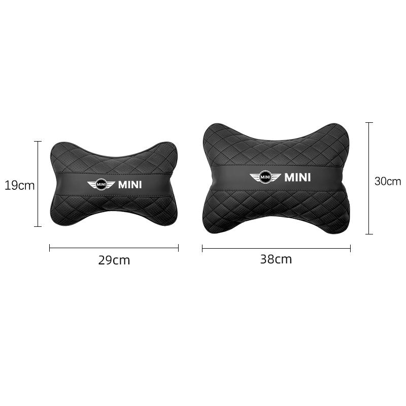 Kit de coussin de nuque et de soutien lombaire pour voiture Appui-tête automatique Pour MINI Cooper R56 F56 R50 JCW Cabrio Aceman Countryman Clubman Roadster Coupe