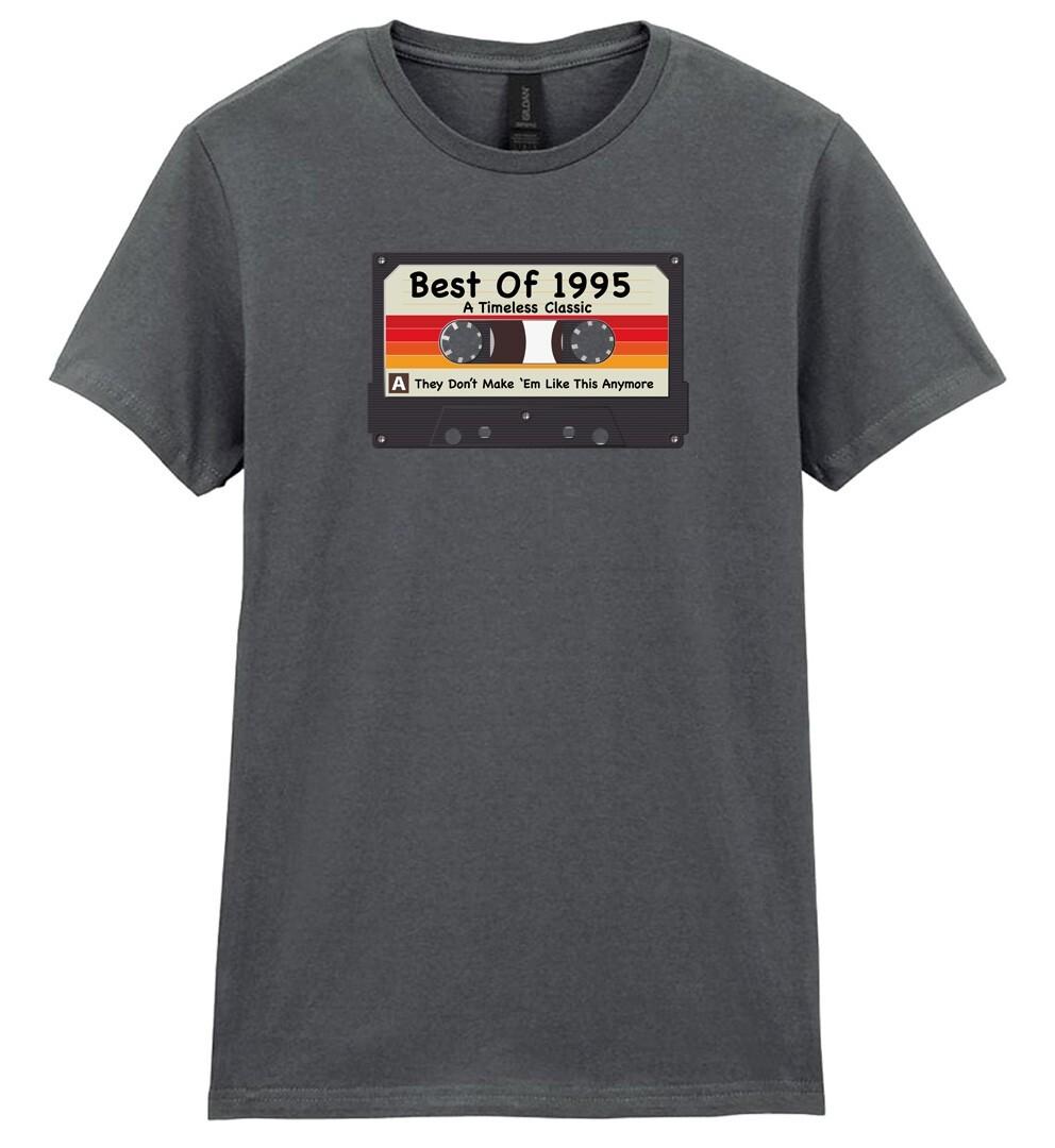 Womens 30th Birthday T-Shirt Mens Womens Tees Top Best 1995 Cassette Tape Music 30 Timeless Classic S