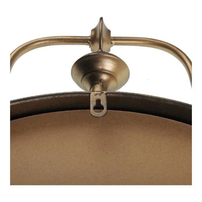 Horloge Murale - LANA DECO - Versa Antiques - Métal - 6 X 60 X 48 Cm - Style Vintage