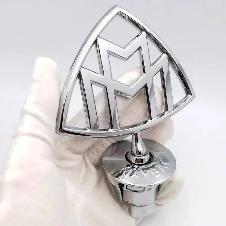1Pcs Car Star Logo Hood Badge Front Metal EmblemFor Mercedes Benz Maybach C E S Class W204 W205 W212 W213 W211 W220 W222 W223